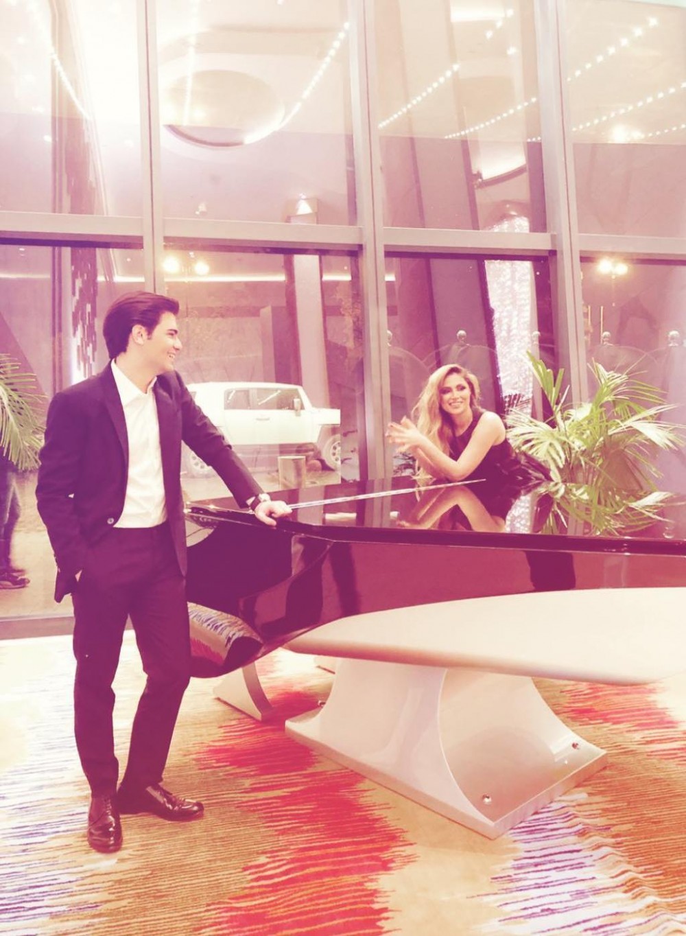 Nigar Mədət Quliyevin oğlu ilə klipə çəkildi - FOTOLAR